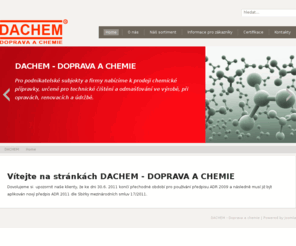 dachem.org: DACHEM - Doprava a chemie
DACHEM - DOPRAVA A CHEMIE