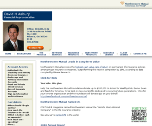 david-asbury.com: David H Asbury : Northwestern Mutual
David H Asbury is a financial representative with Northwestern Mutual