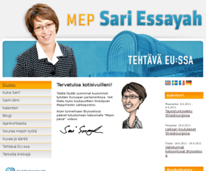 essayah.fi: Sari Essayah
MEP Sari Essayahin kotisivut