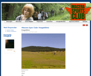 macerasporclub.com: -Macera Spor Club- Hoşgeldiniz
Joomla - devingen portal motoru ve içerik yönetim sistemi