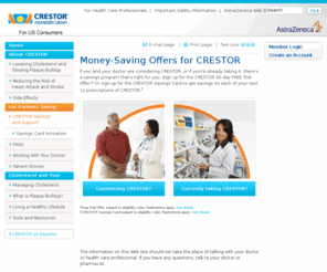 trycrestorfree.com: CRESTOR Savings and Support | CRESTOR® (rosuvastatin calcium)
Get information on money-saving offers and support for CRESTOR, including the 30-day Free Trial Offer and CRESTOR Savings Card.