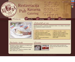 ejga-jesenice.si: Restavracija Ejga - Predstavitev
Restavracija Ejga Jesenice vam nudi catering, malice, kosila, a la carte, menije po naročilu, najem dvorane, kavo, slaščice