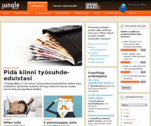 junglecareer.fi: Articles | CV, työnhaku, palkka, työhaastattelu | Jungle Career
