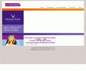 nanolux.com: nanolux.com
Welcome to Nanolux, the largest E-Commerce window film merchant in town. Visit Nanolux Shop for packages and films suitable for automotive and architectural applications now!