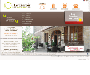 restaurantleterroir.com: Le Terroir Restaurant | Santenay | Bourgogne | Accueil
Le Terroir votre restaurant à santenay en bourgogne, une cuisine gastronomique et traditionnelle, créative, pleine de saveur