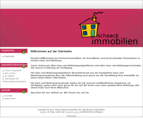 schaack-immobilien.com: Willkommen
Joomla! - dynamische Portal-Engine und Content-Management-System