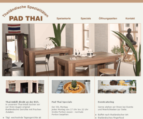 pad-thai.info: Pad Thai - Thailändische Spezialitäten in Taufkirchen/Vils
Pad Thai - Ihr Thai-Imbiß direkt an der B15, 84416 Taufkirchen/Vils.