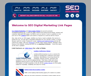 seodigitalmarketing.net: SEO Digital Marketing | Search Engine Optimisation (SEO), Digital Marketing, Directory Submissions, Press Releases(PR), Online Advertising
Specialists in SEO, search engine optimisation, digital marketing, online marketing, press releases (PR), online marketing, online advertising, keyword analysis, directory submissions and article submissions.