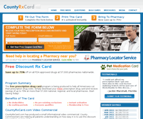 countydrugcard.net: Free Rx Card - Discount Rx Card - Prescription Rx Card - Prescription Assistance
