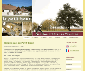 lepetitbouc.com: Le Petit Bouc
Pour un week-end ou une semaine, en famille (7 personnes maximum) ou en amoureux, pour découvrir le patrimoine français et ses somptueux châteaux historiques ou tout simplement profiter de quelques jo