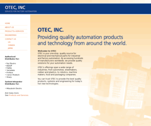 otecinc.com: OTEC | HOME
OTEC, INC.: Providing quality automation products and technology from around the world.