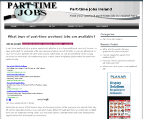 parttimejobsireland.com: Part Time Jobs in Ireland Choose Your Part Time Ireland Job Here Now!
parttimejobsireland.com Helps You Find and Choose From 1000's of Part Time Jobs in Ireland Located all around Ireland. Choose Your Perfect Part Time Ireland Job Now!