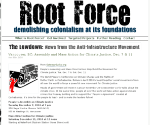 rootforce.org: Root Force
demolishing colonialism at its foundations