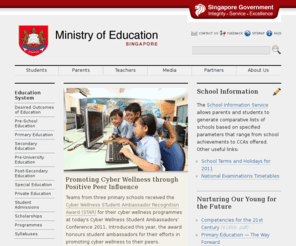 Moe.edu.sg: Ministry of Education, Singapore