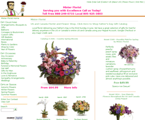 mr-florist.com: Mister Florist  Home Page
Mister Florist the premie Paypal florist. Flower shop and gift store. Fresh Flowers, Call us at 888-249-0733 for delivery of fresh flowers, plants and gifts and gift baskets to the entire US and Canada same day delivery - US and Canada same day delivery to the entire US and Canada same day delivery.  US and Canada same day delivery