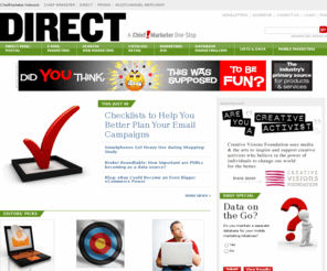 directmag.com: DIRECT Marketing Online, the Information Resource for Direct Marketers | Direct Mail, Postal Mail, Email marketing news and resources
DIRECT Marketer Online, the Information Resource for Direct Marketers. Read direct marketing information, download marketing webinars, and visit our other marketing websites