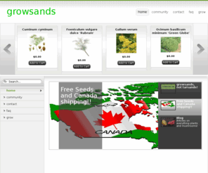 growsands.com: Grow Seeds & Spores
Grow Seeds & Spores