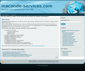 macondo-services.com: Bienvenue | macondo-services.com
