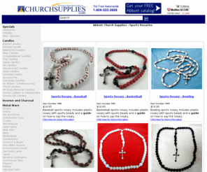 sportsrosary.com: Sports Rosaries
Sports rosaries and sports rosary keychains. Soccer sports rosary, baseball sports rosary, football sports rosary, volleyball sports rosary, basketball sports rosary, bowling sports rosary, hockey sports rosary, golf sports rosary, tennis sports rosary.