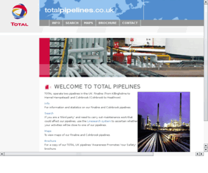 totalpipelines.com: TOTAL Pipelines
Total UK â€“ energy products for all your transport, home and business needs.  Because our energy is your energy.
