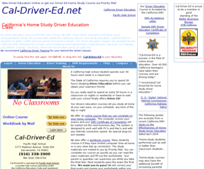 cal-driver-ed.net: California Drivers Education Online | CA DMV Accepted | Cal Online Drivers Ed
Drivers Ed Online meets the California DMV driver education requirements for all California high school students to obtain their learners permit and drivers license.