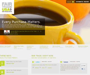 fairtradeusa.org: Fair Trade USA | Every Purchase Matters
[metatags-description]