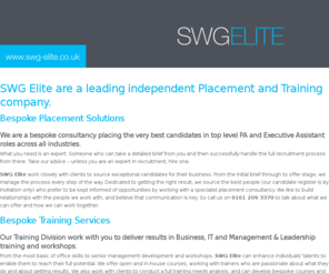 swgelite.net: SWG Elite - Site Coming Soon
SWG Elite are a leading independent Placement and Training company