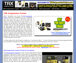 trxsuspensiontrainer.net: TRX Suspension Trainer | Get Best Price on TRX Suspension Trainer
Don't buy TRX Suspension Trainer yet. Find the best price for the TRX Suspension Training here. Grab this TRX Suspension Trainer offer while it is available.