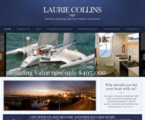 lauriecollinsmarine.com: Marine Broker Boat Broker – Laurrie Collins Westhaven
View Boats for sale from New Zealand’s leading Boat Broker – Laurrie Collins Westhaven Marine Brokers