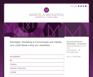 marcelabronstein.com.br: Marcela Bronstein - Marketing + Produções
