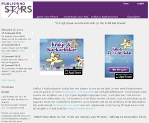 publishingstars.com: Publishing Stars, brengt jouw voorleesboek op de iPad tot leven
Publishing Stars is een uitgeverij met als fonds interactieve kinderboeken voor de iPad en kinderspelletjes voor de iPhone.