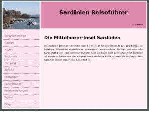 sardinien-digital.de: Sardinien: Urlaub, Reisen, Hotels
Sardinien Digital: Hier erhalten Sie viele Informationen für Ihren Urlaub auf der Mittelmeer-Insel Sardinien.