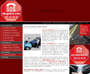 sosdivorcio.es: SOS ACCIDENTES ABOGADOS ACCIDENTES DE TRAFICO DIVORCIOS LABORAL DOMESTICO SALAMANCA RECURSO DE MULTAS
Despacho de abogados especializado en Accidentes de tráfico en Salamanca y Castilla y León, 15 años de experiencia y más de 200 casos al año.