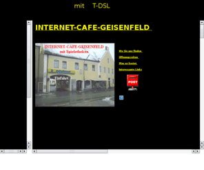 spechstunde.info: icafe,geisenfeld,spielotheken,spielothek,automaten,cafes,vohburg,internet,cafe,internet-cafes
erste internet spielothek in der region 10