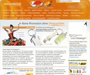 streuartikel.ch: streuartikel.ch - Bedruckte Werbegeschenke - Werbeartikel - Textilien - Streuartikel mit Druck Gravur und Stickerei
streuartikel.ch - Der kompetente Schweizer Werbeartikel-Partner für Ihre Promotion und Kommunikation. Mit einem umfassendem Sortiment und einem persönlicher Service sind Sie bei uns an der richtigen Adresse. Wir freuen uns auf Sie!