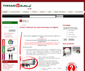 tirsam.com: Fabricant de semi-remorques en algerie - Tirsam Algérie
Tirsam  - Fabricant de semi-remorques en Algérie