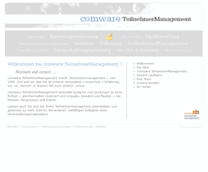 guestmanagement.com: comware TeilnehmerManagement - Lösungen rund um die Teilnehmer einer Veranstaltung
