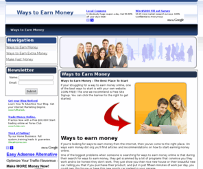 waysearnmoney.org: Ways to Earn Money
Ways to Earn Money - What can I do to earn money? We recommend the best ways to earn money. Earn money free and fast...