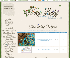 atimetodye.com: Tiny Lady Cooperative In-Stock Store
