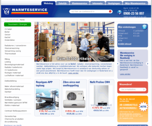 centraleverwarming.net: Centrale verwarming (cv ketel) en sanitair en meer bij Warmteservice
Warmteservice verkoopt alle bekende merken CV ketels, radiatoren, vloerverwarming, convectorputten, sanitair en dakbedekking tegen vaste lage prijzen.