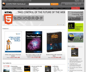 computermanuals.com: Computer Manuals
Computer Manuals - Computer, Business and Technical book supplier.  Free Fast UK delivery.  Titles in stock titles ranging from mainstream Cisco, Microsoft and Java to open source Linux, PHP etc.   Also  Certification Training Kits and Computer Based Training (CBT) covering CCIE, CCSP, CCNA, MCSE 2003, MCAD, .NET, JAVA etc.  All at high discount.  Save on your book purchases and get Free  UK delivery