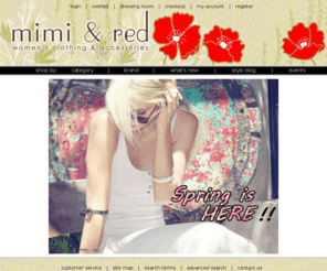 mimiandred.com: Home page | Mimi & Red - Trendy Women's Clothing and Accessories
