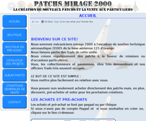 patchs-mirage2000.com: Patchs Mirage 2000
vente et création de patchs mirage 2000