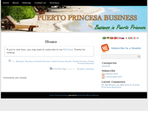 puertoprincesabusinessdirectory.com: Puerto Princesa Business
Business in Puerto Princesa