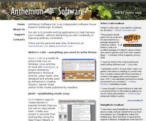 anthemion.co.uk: Anthemion Software Ltd. - tools for creative minds
Anthemion Software Ltd. specialises in tools for software developers and fiction writers.