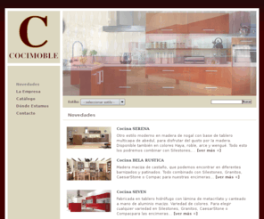 cocinaspoio.com: Cocimoble - Cocinas - Baños - Mamparas 
Cocimoble, empresa en Poio, Pontevedra, venta y montaje de mobiliario de cocina y baño