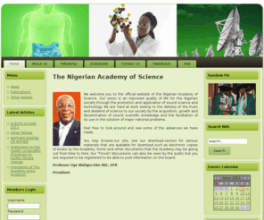 nigerianacademyofscience.org: The Nigerian Academy of Science
Official website of the Nigerian Academy of Science