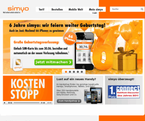 yosim.net: SIM-Karte von simyo - Prepaid & Postpaid Handytarif ohne Vertrag
Prepaid & Postpaid Handytarif ohne Vertrag mit der SIM-Karte von simyo, dem Testsieger für Prepaidkarten. NEU: Mobil telefonieren mit 39 € Kostenstopp.