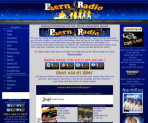 baernstark-radio.com: Baern-Radio - Radiounterhaltung mit Fun, Musik und gutem Sound
Baern-Radio - Radiounterhaltung mit Fun, Musik und gutem Sound
