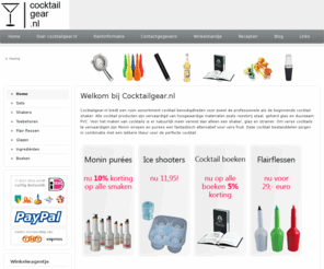 cocktailgear.nl: Cocktail benodigdheden online bestellen | cocktailgear.nl
Op zoek naar betaalbare en hoogwaardige cocktail benodigdheden? Check nu het assortiment van Cocktailgear.nl!